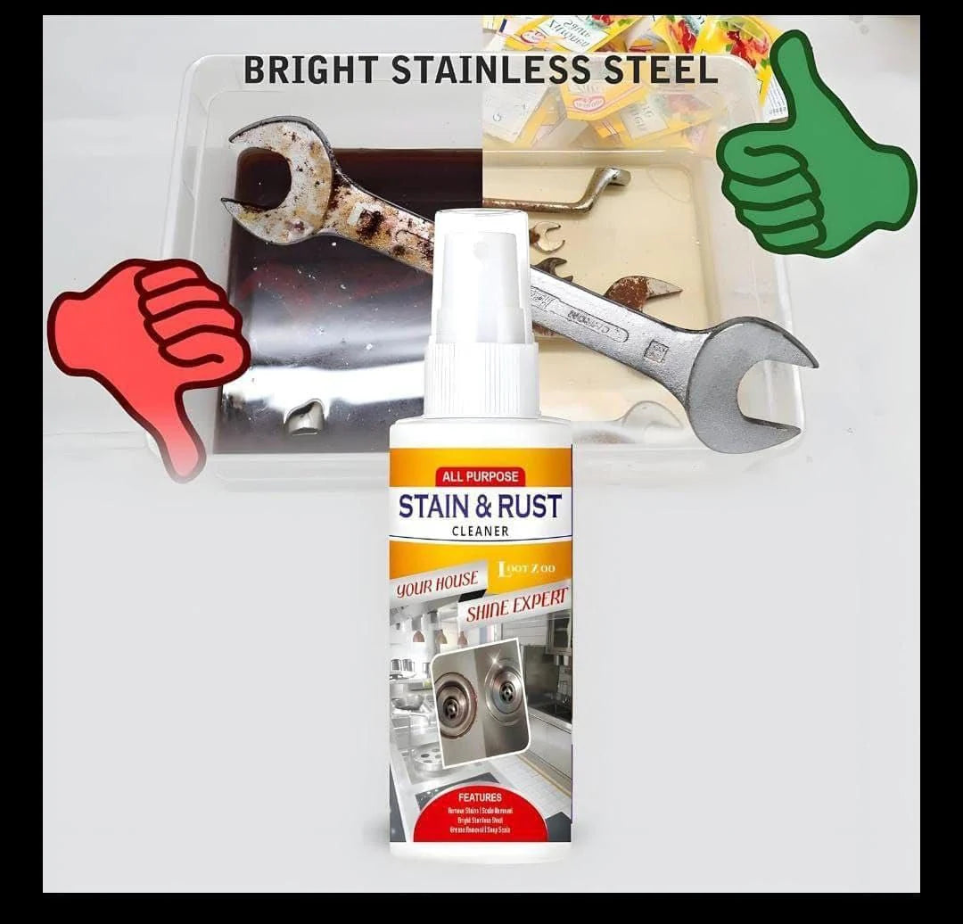 2-in-1 Stain and Rust Remover Spray ( Buy 1 Get 1 Free)