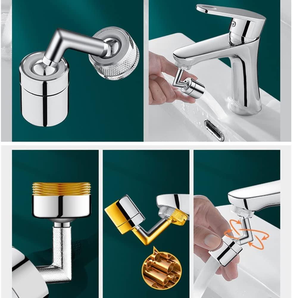 Filter Faucet - Kitchen 720° Rotatable Splash Filter Faucet Sprayer