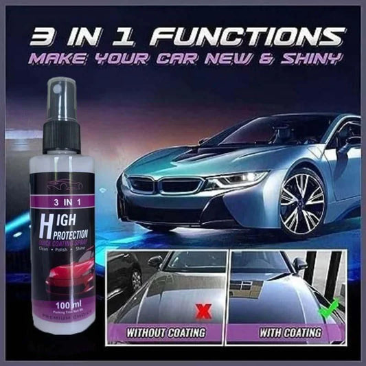 3-in-1 High Protection Quick Car Coating Spray (Buy 1 Get 1 Free)