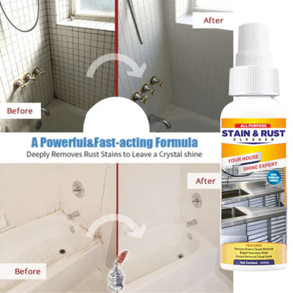 Advance All-Purpose Stain Cleaner & Derusting Spray | Oil & Grease Stain Remover | 100 ML (Buy 1 Get 1 Free)